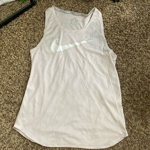 Pink Nike Racerback Running Tank Top